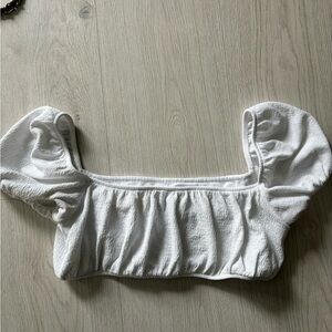 Crop top white